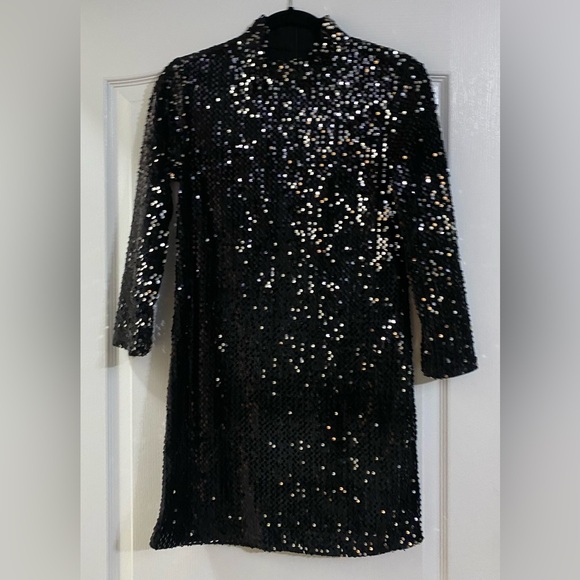SANCTUARY Black Sequin Shift Dress from Revolve Clothing - Size XS - Picture 2 of 10